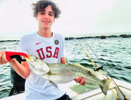 Speckled Trout Fishing in Galveston, Texas