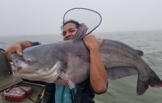 Blue Catfish fishing in Dallas, Texas