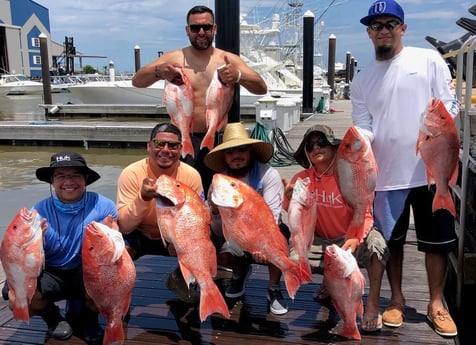 Red Snapper fishing in Surfside Beach, Texas