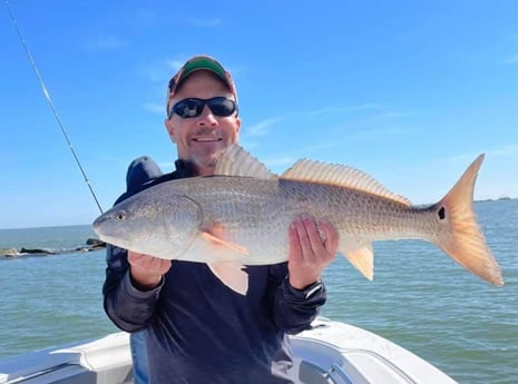 Redfish fishing in Galveston, Texas