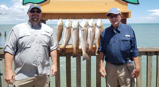 Redfish fishing in Port Isabel, Texas