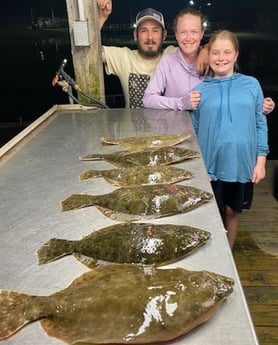 Flounder fishing in Freeport, Texas