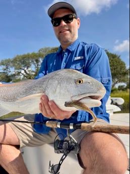 Redfish fishing in Wrightsville Beach, North Carolina