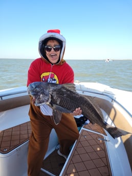 Redfish fishing in Galveston, Texas