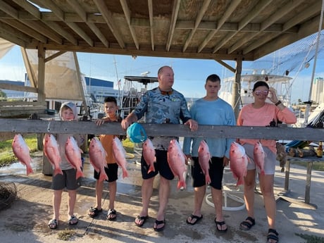 Red Snapper Fishing in South Padre Island, Texas