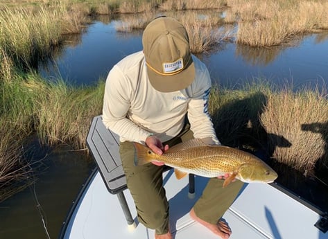 Redfish fishing in Galveston, Texas