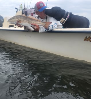 Redfish fishing in Beaufort, North Carolina