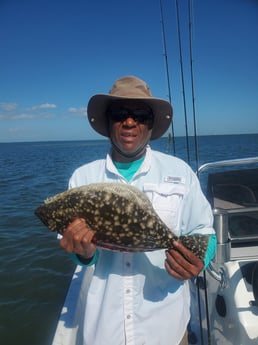 Flounder fishing in Aransas Pass, Texas