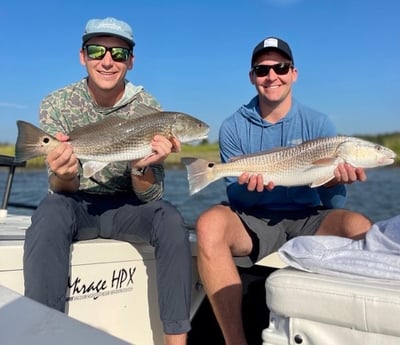 Redfish fishing in Wrightsville Beach, North Carolina