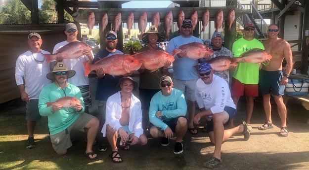 Red Snapper fishing in Orange Beach, Alabama