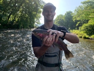 Rainbow Trout Fishing in Broken Bow, Oklahoma