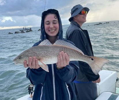 Redfish fishing in Galveston, Texas