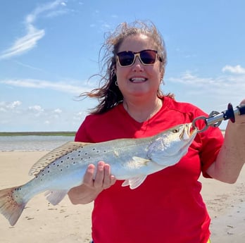 Speckled Trout / Spotted Seatrout fishing in Port O&#039;Connor, Texas