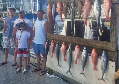 False Albacore, Kingfish, Red Snapper Fishing in Destin, Florida