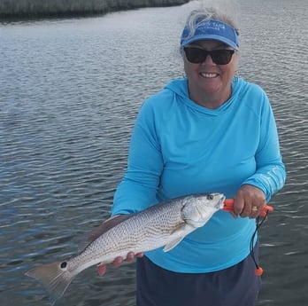 Redfish fishing in Beaufort, North Carolina