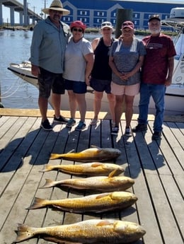 Redfish fishing in Freeport, Texas