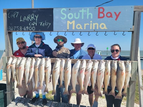 Redfish fishing in Rockport, Texas