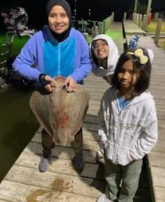 Stingray Fishing in Freeport, Texas