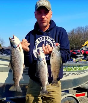 Brown Trout Fishing in Verona Beach, New York