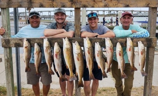 Redfish fishing in Ingleside, Texas