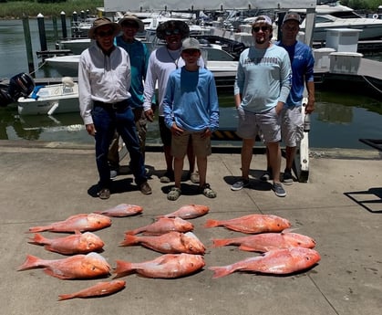 Red Snapper fishing in Freeport, Texas