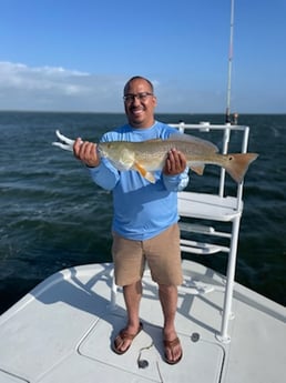 Redfish fishing in South Padre Island, Texas