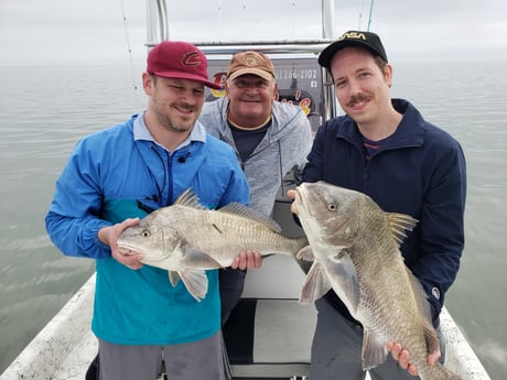 Redfish fishing in Port Isabel, Texas