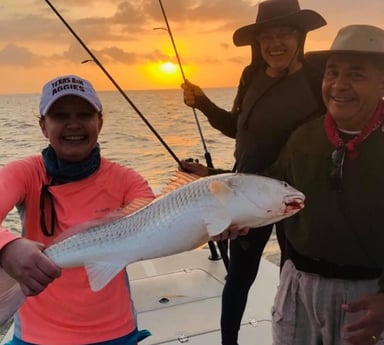 Redfish fishing in South Padre Island, Texas