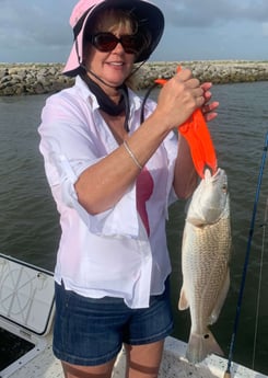 Redfish fishing in Galveston, Texas