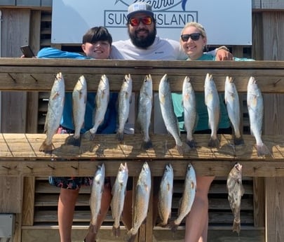 Speckled Trout / Spotted Seatrout fishing in Corpus Christi, Texas