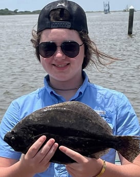 Flounder fishing in Port O&#039;Connor, Texas