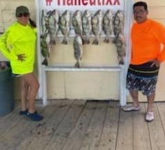 Black Drum fishing in Port Isabel, Texas