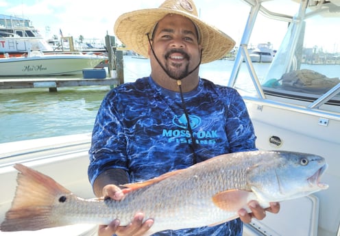 Redfish fishing in South Padre Island, Texas