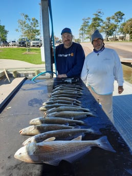 Redfish, Speckled Trout / Spotted Seatrout Fishing in San Leon, Texas