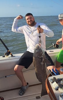 Black Drum Fishing in Galveston, Texas