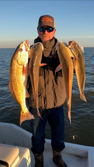 Redfish, Speckled Trout / Spotted Seatrout fishing in Surfside Beach, Texas