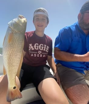 Redfish fishing in Galveston, Texas