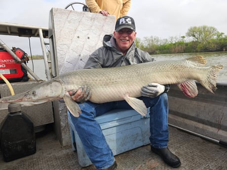 Alligator Gar Fishing in Livingston, Texas