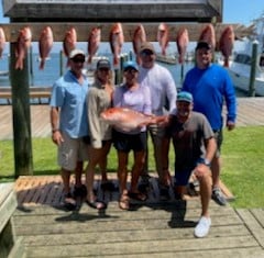 Red Snapper fishing in Gulf Shores, Alabama