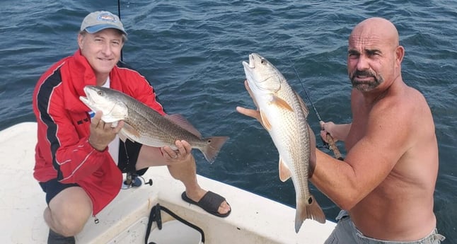 Redfish fishing in Beaufort, North Carolina