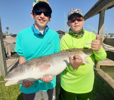 Redfish fishing in South Padre Island, Texas