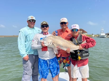 Black Drum fishing in Port O&#039;Connor, Texas