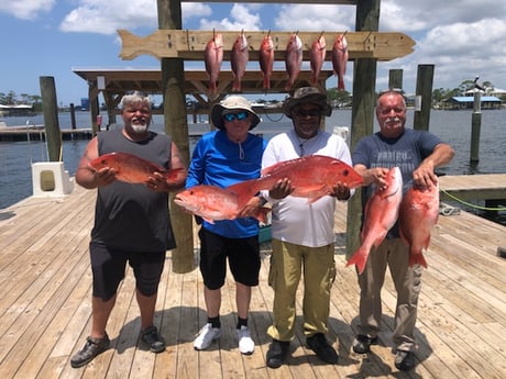 Red Snapper fishing in Orange Beach, Alabama