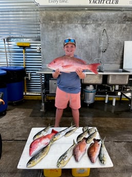 Mahi Mahi / Dorado, Mangrove Snapper, Red Snapper fishing in Destin, Florida