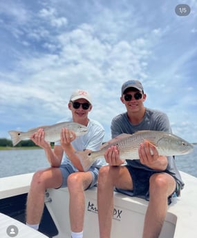 Redfish fishing in Wrightsville Beach, North Carolina