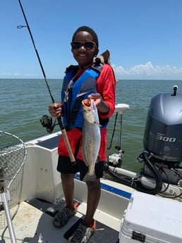 Speckled Trout / Spotted Seatrout fishing in Galveston, Texas