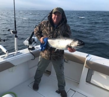 Fishing in Manistee, Michigan