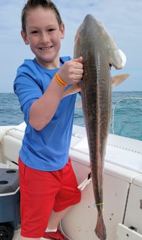 Redfish fishing in South Padre Island, Texas