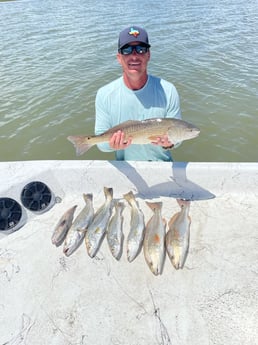 Redfish, Speckled Trout / Spotted Seatrout fishing in Port O&#039;Connor, Texas