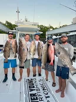 Black Grouper, Gag Grouper, Mutton Snapper Fishing in Islamorada, Florida